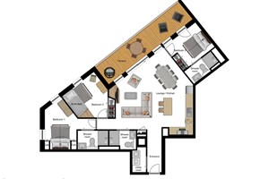 Apartment Les Echos Floor Plan