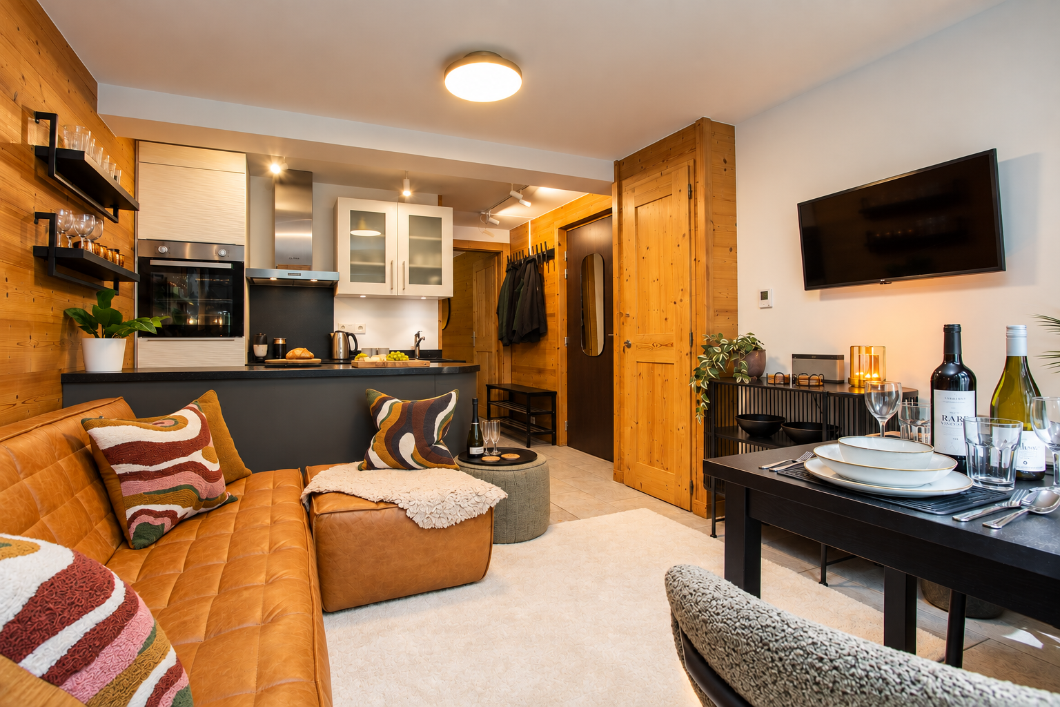 The Jazz Pad 1 Bedroom Apartment Morzine  - Lounge