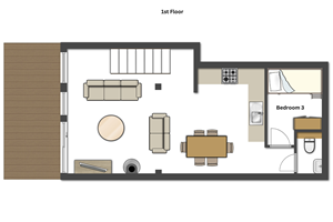 Petit Chalet Robin 2nd Floor