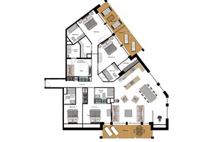 Le Cerf Penthouse Floorplan