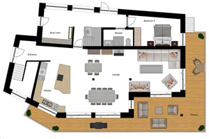 Chalet Le Pre Ground Floor